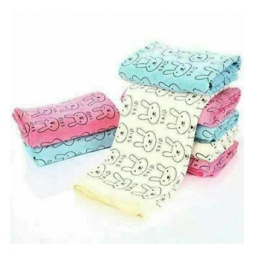 Cartoon Face Wash Towel Nano Microfiber Hand Kitchen Towels - 1pc