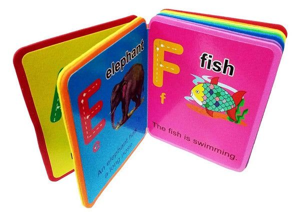 Fruits and Vegetables Children Hard Cover foam book  - Mini Learning Books- My first Books - Toddler Learning Books for Fruits & vegetables