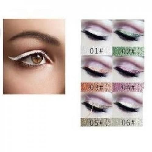 Kiss Beauty Glitter Liquid Eyeliner 6pcs set