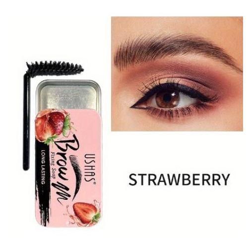 Ushas Brow Fixing Soap Strawberry Makeup Eyebrows Gel Shaping wax Kit