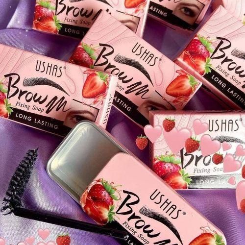 Ushas Brow Fixing Soap Strawberry Makeup Eyebrows Gel Shaping wax Kit