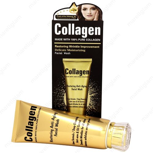 Wokali Collagen Anti Aging Face Wash Face Wash Moisturizing & Anti Wrinkle 120ml