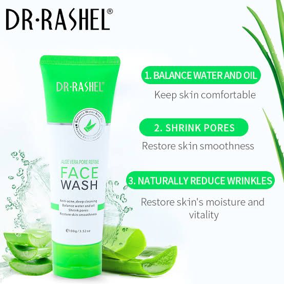 Disaar  99% Aloe Vera Soothing & Moisturizing Face Wash - Exfoliate Pores - 120ml