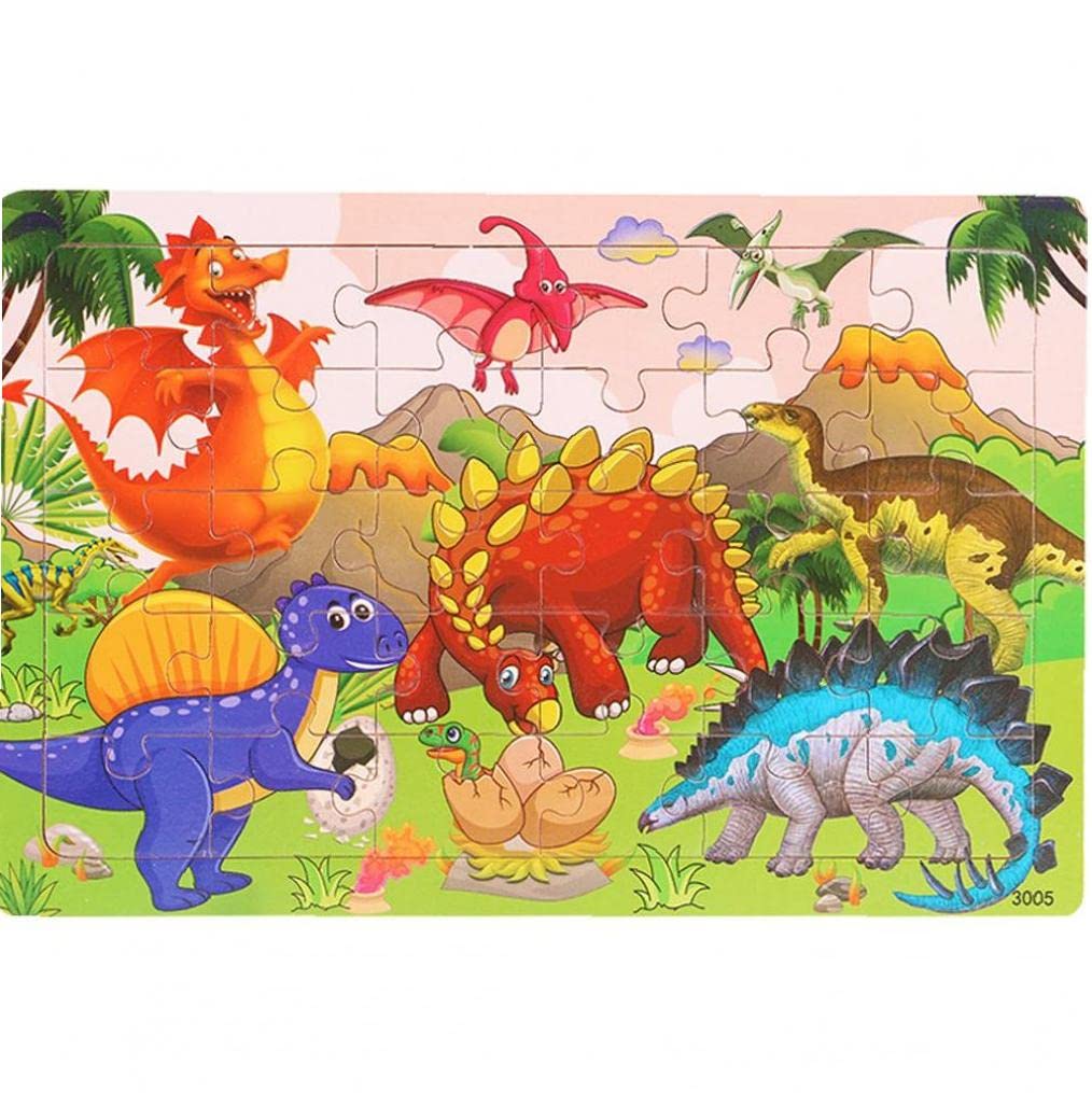 1 Wooden Puzzle for Kids 60 PCs Jigsaw Puzzle School Educational Toys Gifts for Children - 1Pc