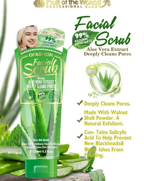 Disaar Aloe Vera Scrub Gel 99% Deep Cleansing 120ML