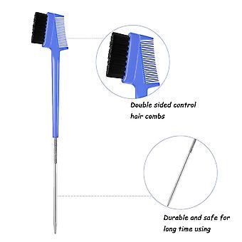 3-in-1 Edge Brush And Comb With Pintail - Assorted Colour