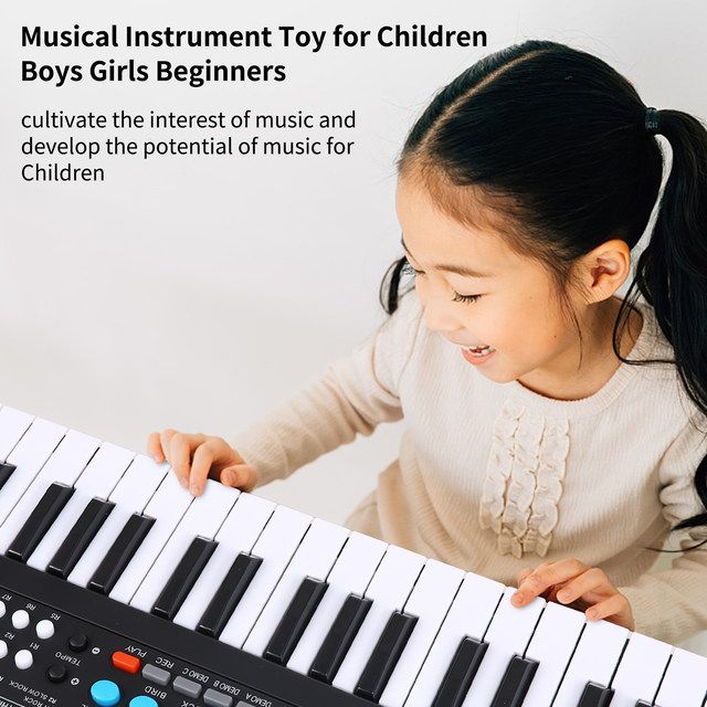 61-Key Electronic Keyboard Piano With LED Display, Microphone & Music Stand – Ideal For Beginners & Kids