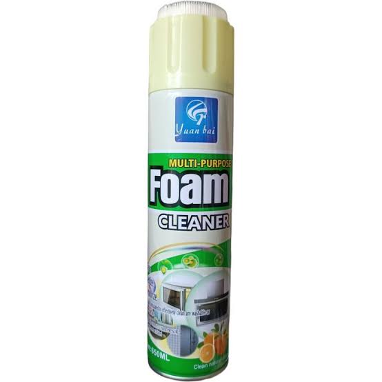 Yuan Bai Multi-Purpose FOAM CLEANER Deodorize Freshen Sterilize SURFACES EQUIPMENT Citrus Scent