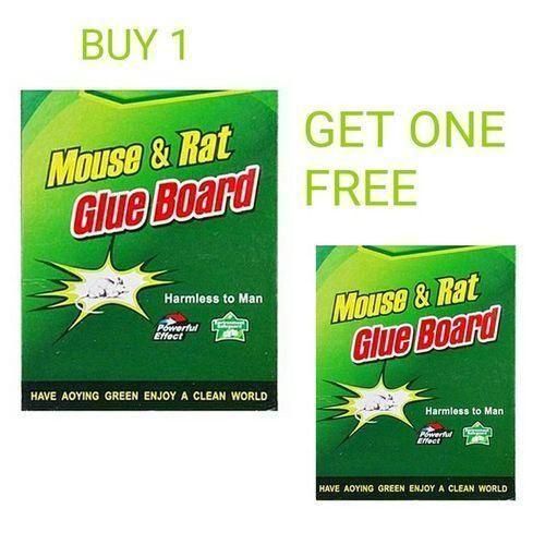 Large Mouse Glue Traps with Enhanced Stickiness, Rat Snake Sticky Pad Board for House Indoor Outdoor, Easy to Set - Buy One Get One