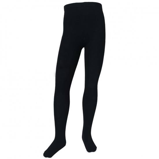 Black Cotton Rich Tights Girls Back To Schools Warm