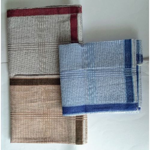 12 Pack Cotton Handkerchiefs, 100% Cotton Handkerchief Unisex Handkerchief Towel Square Knit Sweat- Absorbent, Assorted Colours