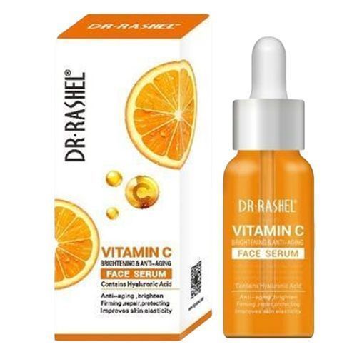 DISAAR Vitamin C Organic Orange Extract Skin Care Set Facial Wash Toner Serum Face Cream Moisturizing Reduce Wrinkles Hydrate 30ml+30ml+10ml+15g 4PCS
