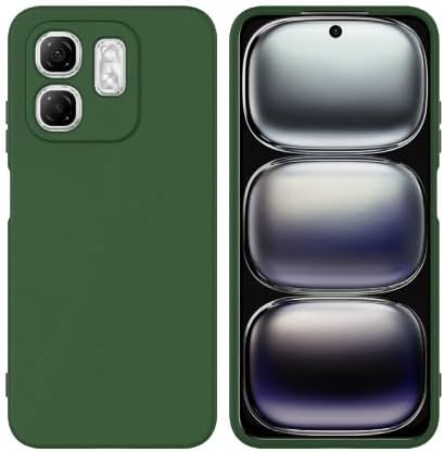 (Hot 50i Smart 9) Shockproof Liquid Silicone Back Case Cover with Smooth Interior and Full Camera Cover for Infinix Hot 50i_ Smart 9