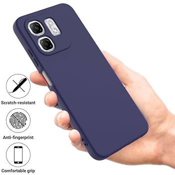 (Hot 50i Smart 9) Shockproof Liquid Silicone Back Case Cover with Smooth Interior and Full Camera Cover for Infinix Hot 50i_ Smart 9