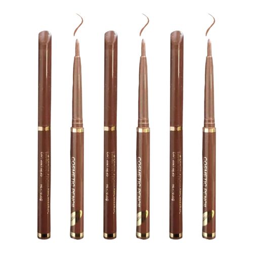 Miss Look 6Pcs Eyeliner Pencil Waterproof Kajal With Vitamin A&E