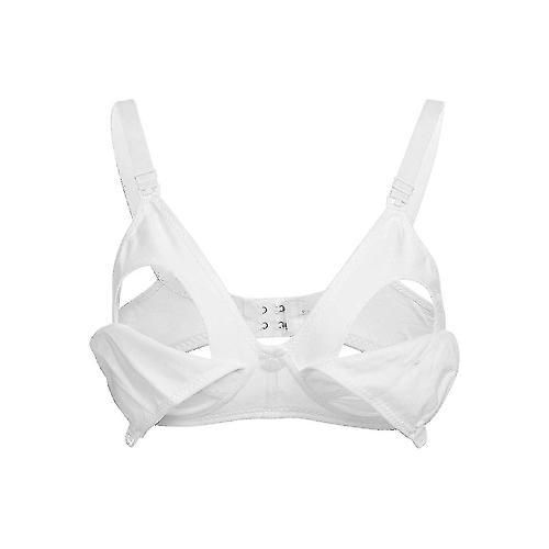 Capri White Firm Fitting Full Coverage Nursing Bra