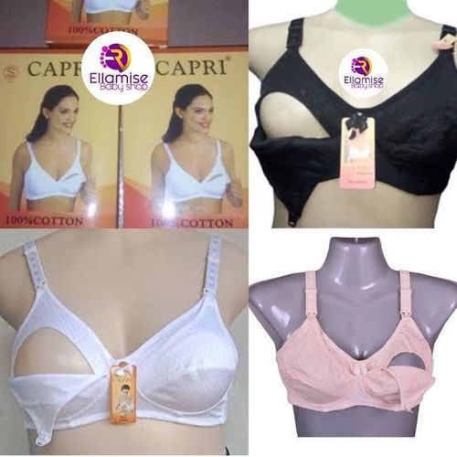 Capri White Firm Fitting Full Coverage Nursing Bra