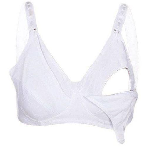 Capri White Firm Fitting Full Coverage Nursing Bra