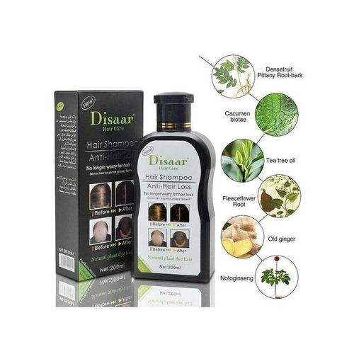 Disaar Anti-Hair Loss Shampoo, Growth Treatment For Men &Women Hair ReGrowth Stimulator 200ML