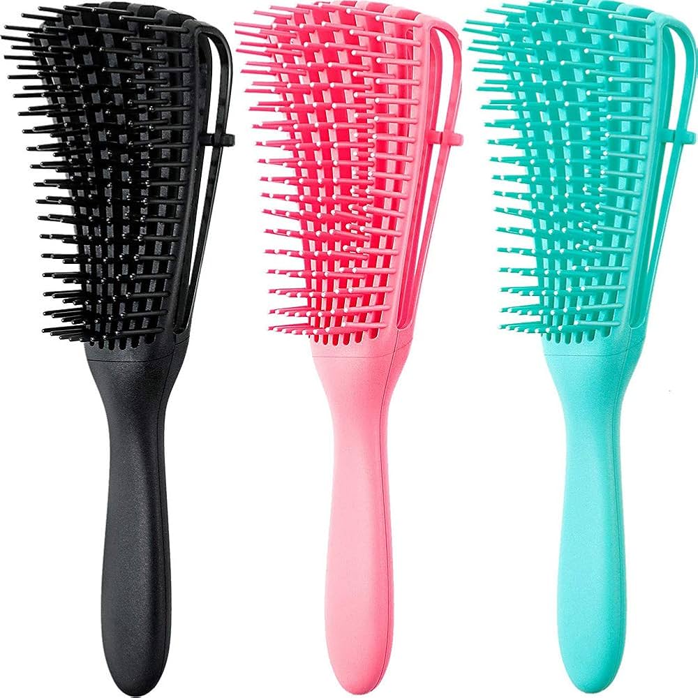 Silicone Detangling Brush, Curly Hair Detangling Comb, Hair Detangler For Natural Hair