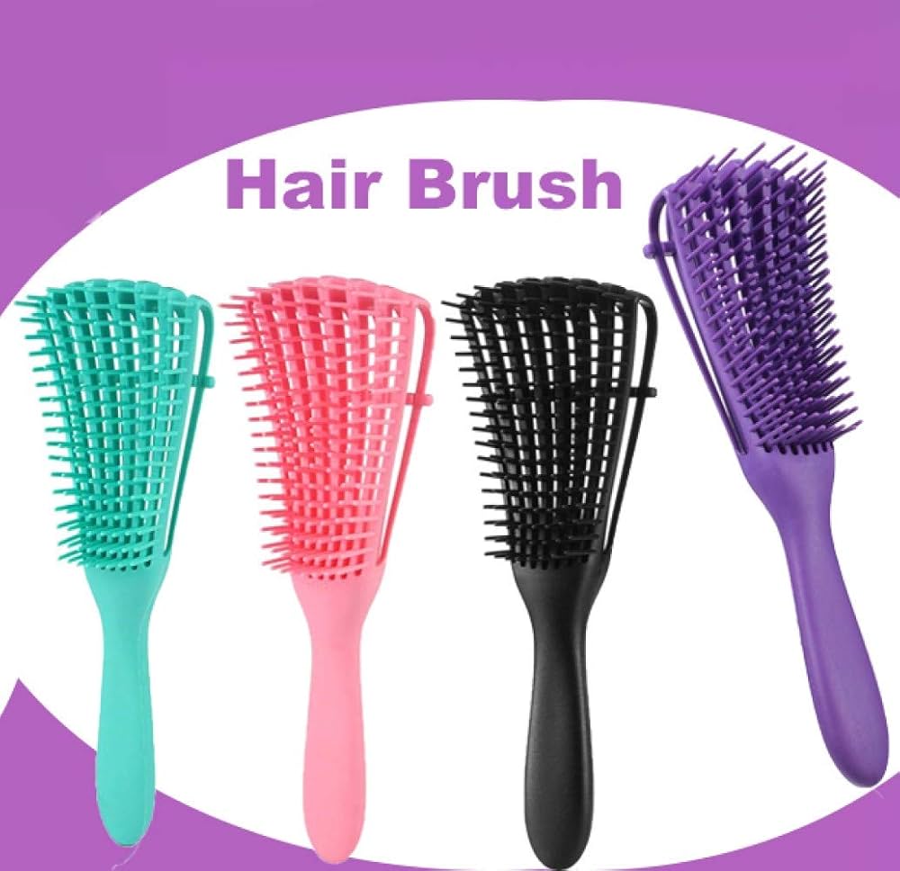 Silicone Detangling Brush, Curly Hair Detangling Comb, Hair Detangler For Natural Hair