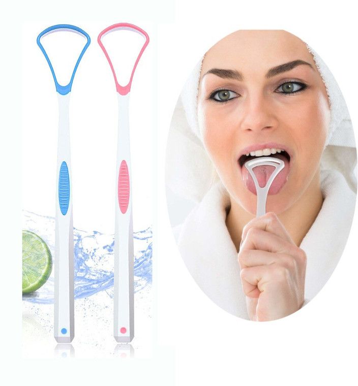 4Pcs Tongue Scraper / Cleaner 100% BPA Free Tongue Cleaner For Adults, Kids, Healthy Oral Care, Easy To Use, Help Fight Bad Breath
