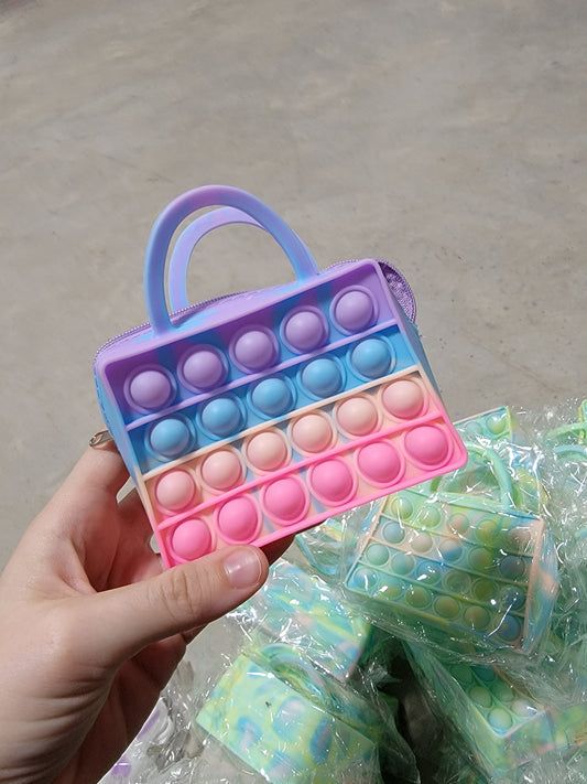 Elegant Pop it Handbag Sensory Stress Toy Girls Gift Purse