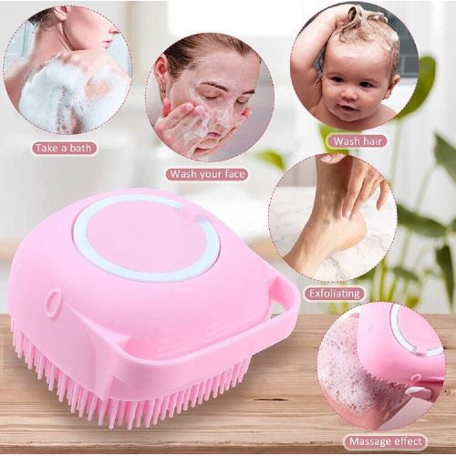 Silicon Bath Brush Body Scrubber Massage Exfoliator Brush.