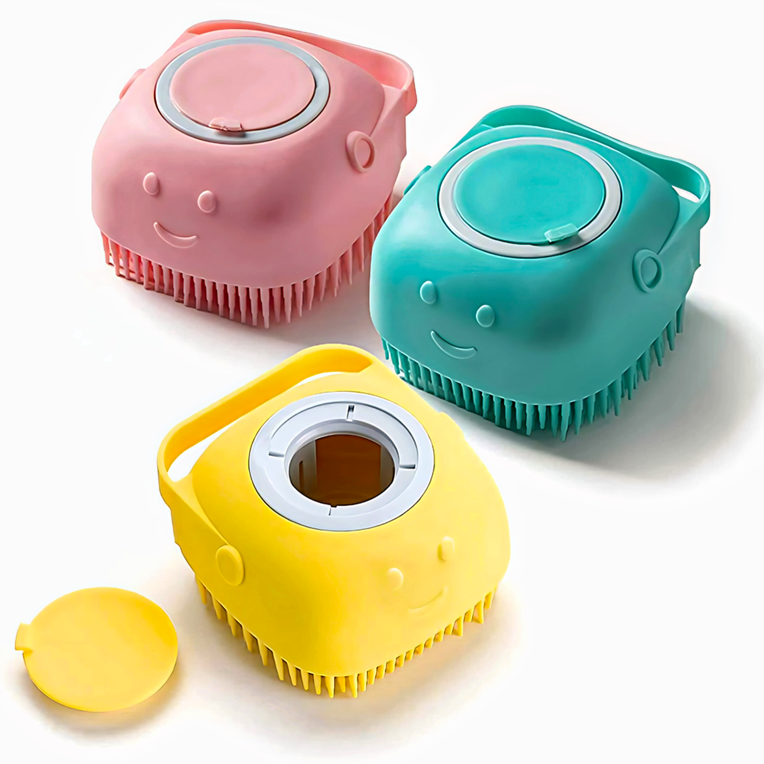 Silicon Bath Brush Body Scrubber Massage Exfoliator Brush.