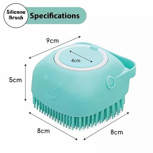 Silicon Bath Brush Body Scrubber Massage Exfoliator Brush.