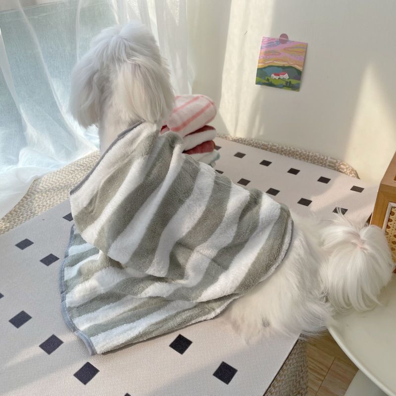 4ps Super Absorbent Pet Bath Towel & Blanket - Quick Drying Dog Towel, Cozy Cat Bed Sheet, Soft Pet Bedding