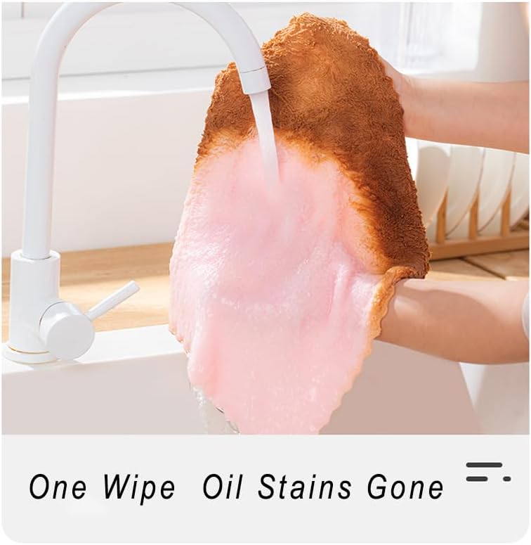 12Pcs Embossed Coral Fleece Kitchen Towels/ Hand Towels/ Multipurpose for Home Light Weight Absorbent Nano Microfiber itchen or face Towels