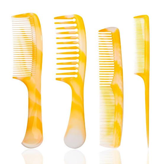 8Pcs Fine-Tooth, Wide-Tooth, Rat Tail and Dual-Purpose Comb.Hair Combs for Men and Women