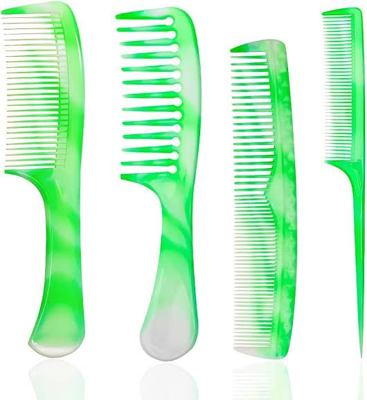 8Pcs Fine-Tooth, Wide-Tooth, Rat Tail and Dual-Purpose Comb.Hair Combs for Men and Women
