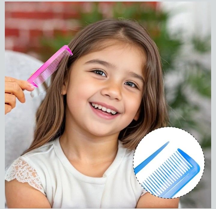 8Pcs Fine-Tooth, Wide-Tooth, Rat Tail and Dual-Purpose Comb.Hair Combs for Men and Women
