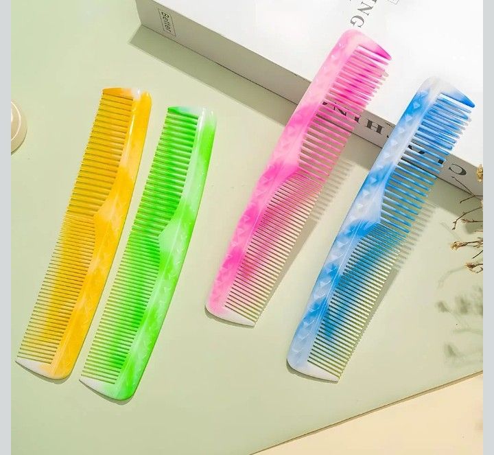 8Pcs Fine-Tooth, Wide-Tooth, Rat Tail and Dual-Purpose Comb.Hair Combs for Men and Women