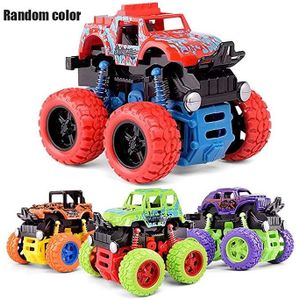 4Pcs Push & Friction Powered Monster Truck with Color Box Assorted Age- 3 Years & Above