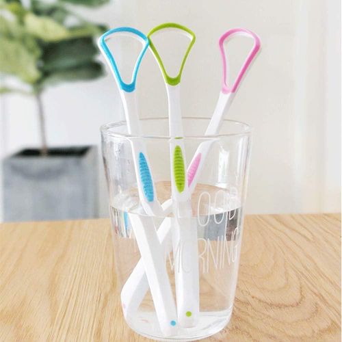 4Pcs Tongue Scraper / Cleaner 100% BPA Free Tongue Cleaner For Adults, Kids, Healthy Oral Care, Easy To Use, Help Fight Bad Breath