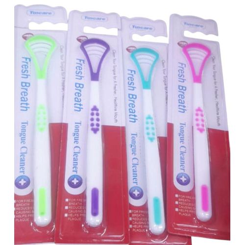 4Pcs Tongue Scraper / Cleaner 100% BPA Free Tongue Cleaner For Adults, Kids, Healthy Oral Care, Easy To Use, Help Fight Bad Breath