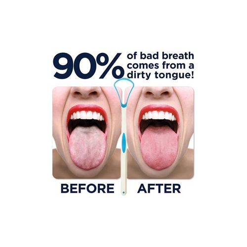4Pcs Tongue Scraper / Cleaner 100% BPA Free Tongue Cleaner For Adults, Kids, Healthy Oral Care, Easy To Use, Help Fight Bad Breath