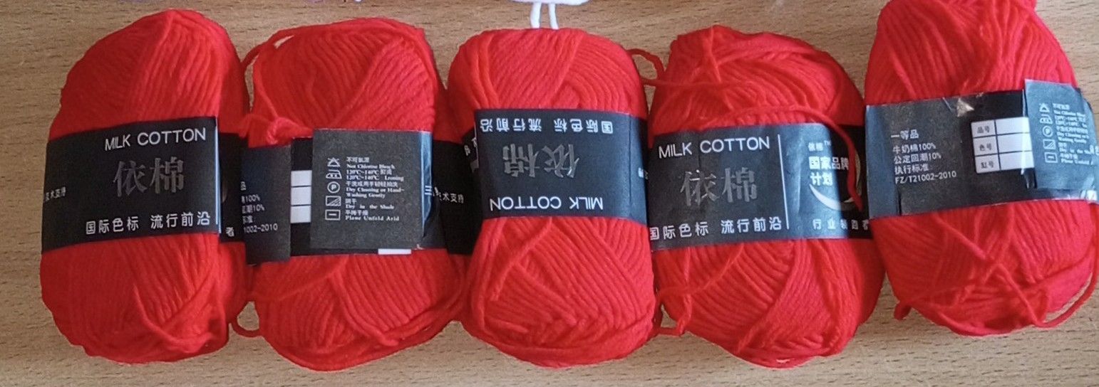 140 Yards 50g/Set 4ply Milk Cotton Knitting Yarn - Soft, Versatile, Durable, Easy to Use 10Pcs