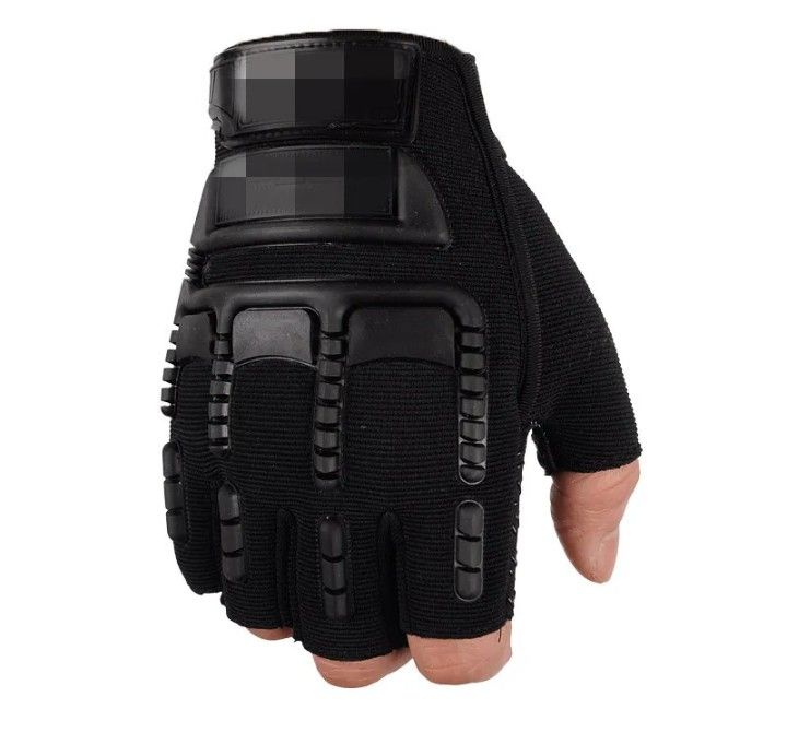 Fingerless Tactical Gloves Men Women Knuckles Protective Gear Hand Driving Climbing Cycling Bicycle Riding, Gym, Sports - Small Fitting, Unisex