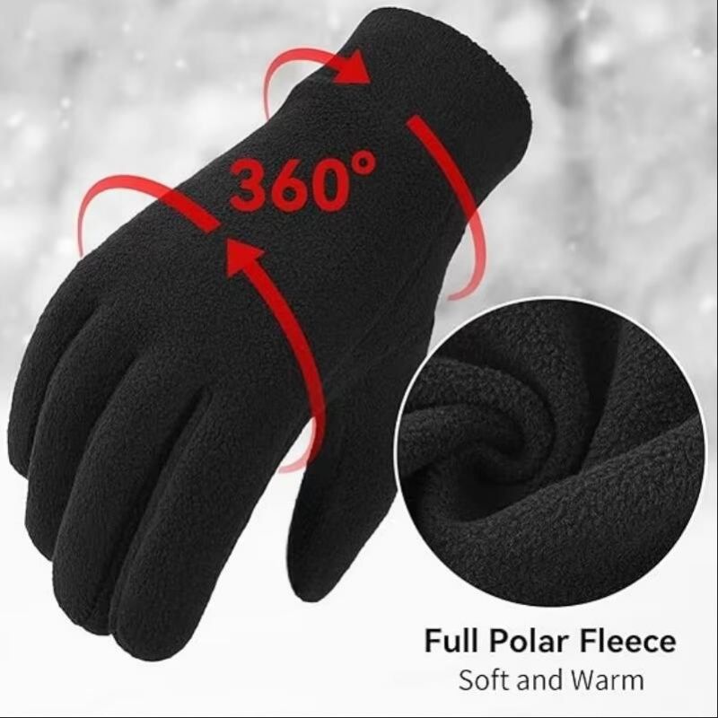 Trail Maker Windproof Waterproof Insulated Winter Gloves for Men and Women, Warm Gloves for Extreme Cold