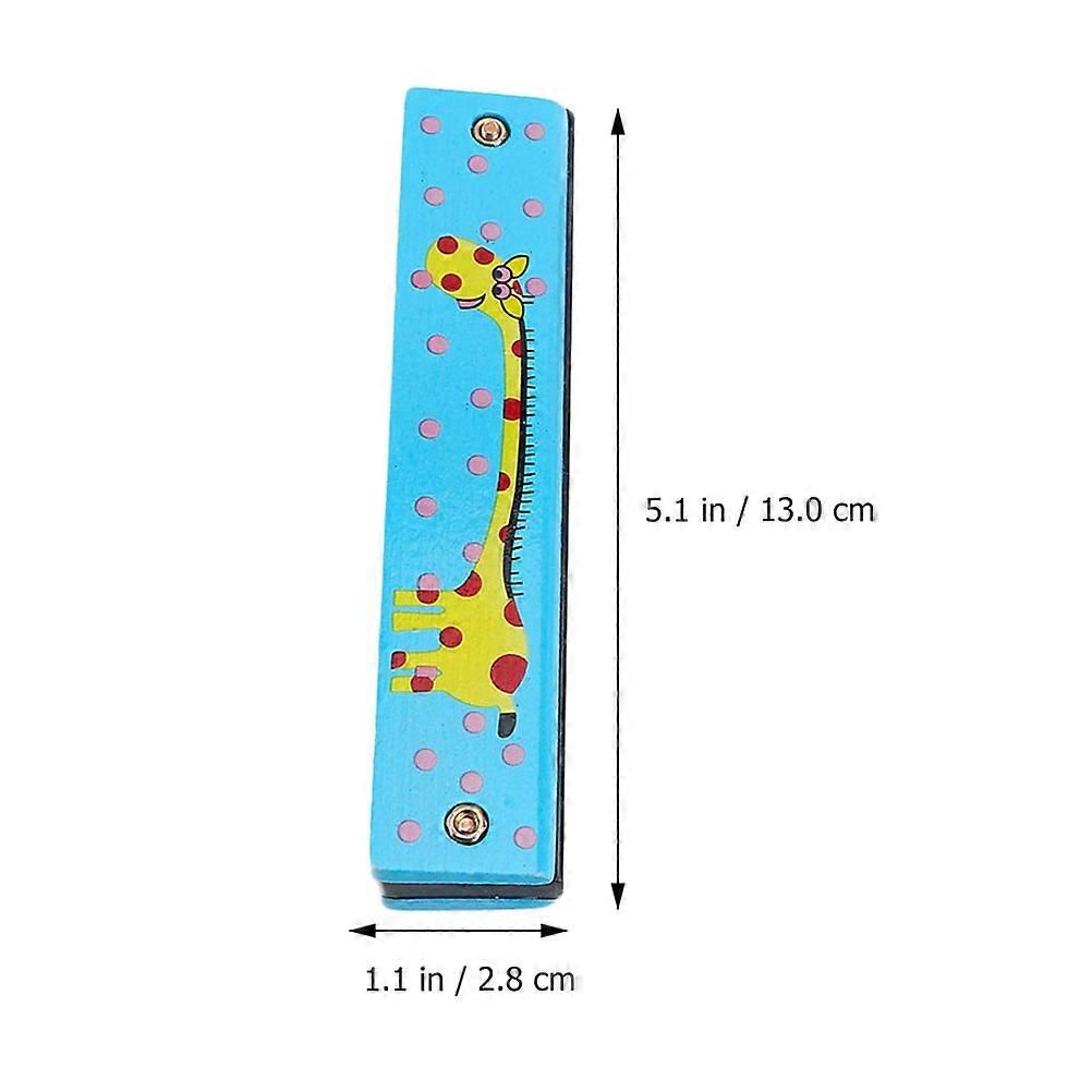 Children's Cartoon Iron Harmonica Mini Early Education Musical Instruments Small Mouth Organ Kids Toys