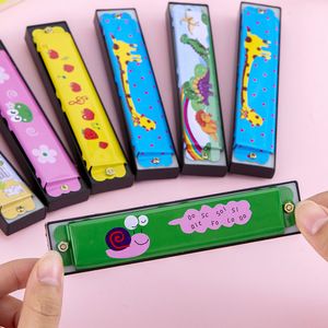 Children's Cartoon Iron Harmonica Mini Early Education Musical Instruments Small Mouth Organ Kids Toys