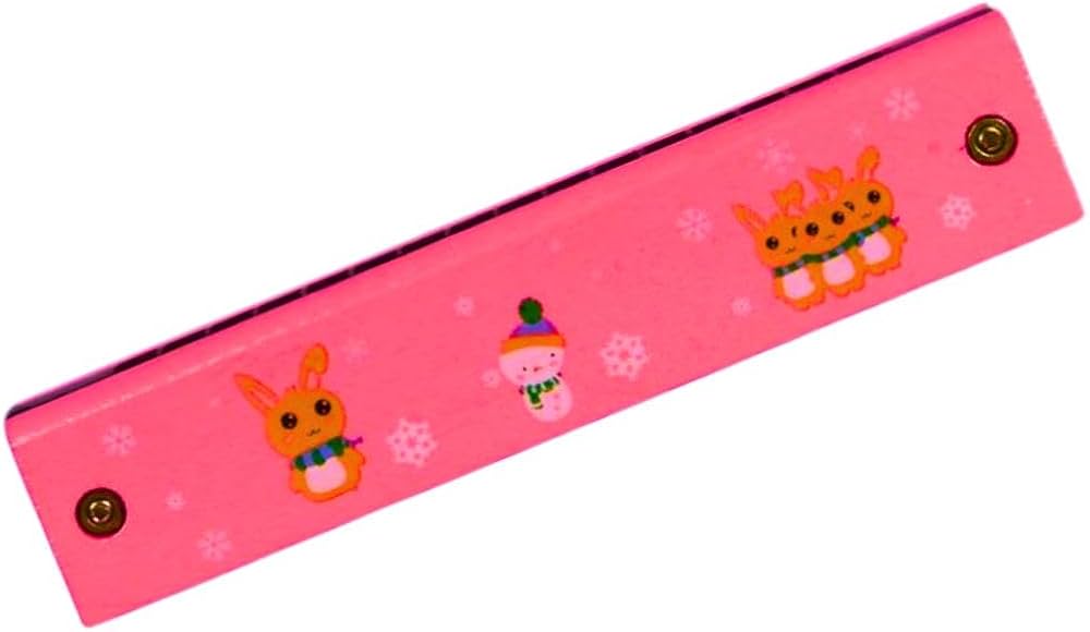Children's Cartoon Iron Harmonica Mini Early Education Musical Instruments Small Mouth Organ Kids Toys