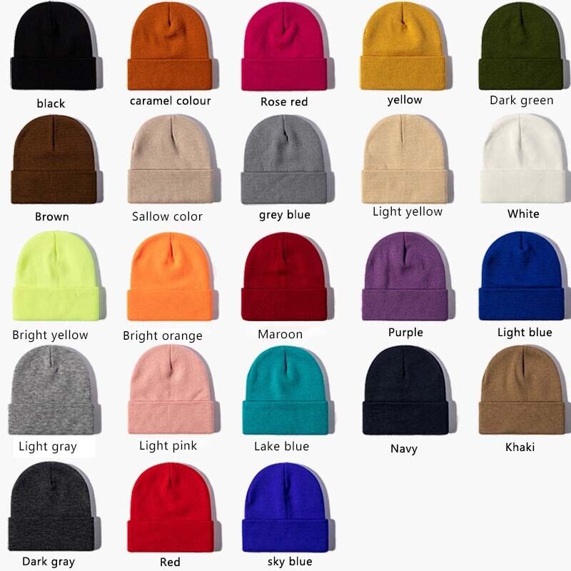 Plain Boys Hats School Hats Uniform Beanie Caps Wooven Acrylic hats for School Unisex Marvin Hat