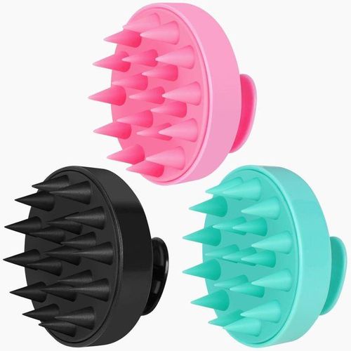 Easy Detangling Hair Detangler Brush Silicone Hair Scalp Massage Brush &  Shampooer for Natural Hair Care and Growth