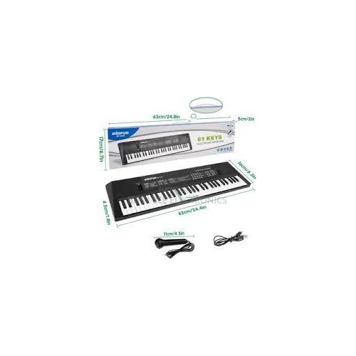 61-Key Electronic Keyboard Piano With LED Display, Microphone & Music Stand – Ideal For Beginners & Kids