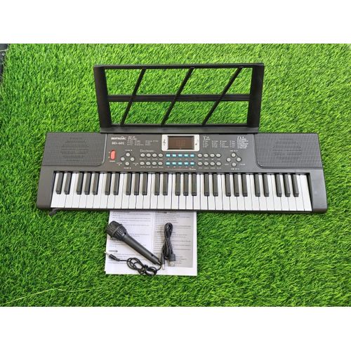 61-Key Electronic Keyboard Piano With LED Display, Microphone & Music Stand – Ideal For Beginners & Kids